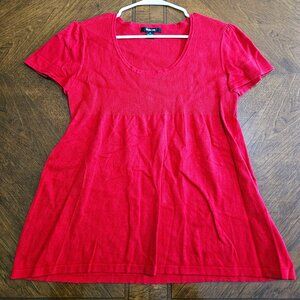 Style & Co. Sporty Red Top